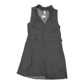 Dress Casual Short By H&M In Black & White, Size:8