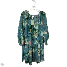 Dress Casual Short By H&m In Floral Print, Size: Xl