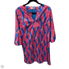 Dress Casual Short By Jade In Blue & Pink, Size: M