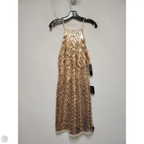 Dress Casual Short By Lulus In Gold, Size: M