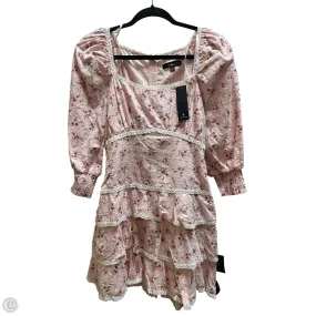 Dress Casual Short By Lulus In Pink, Size: S