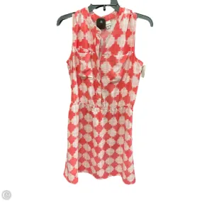 Dress Casual Short By Merona In Pink & White, Size: M