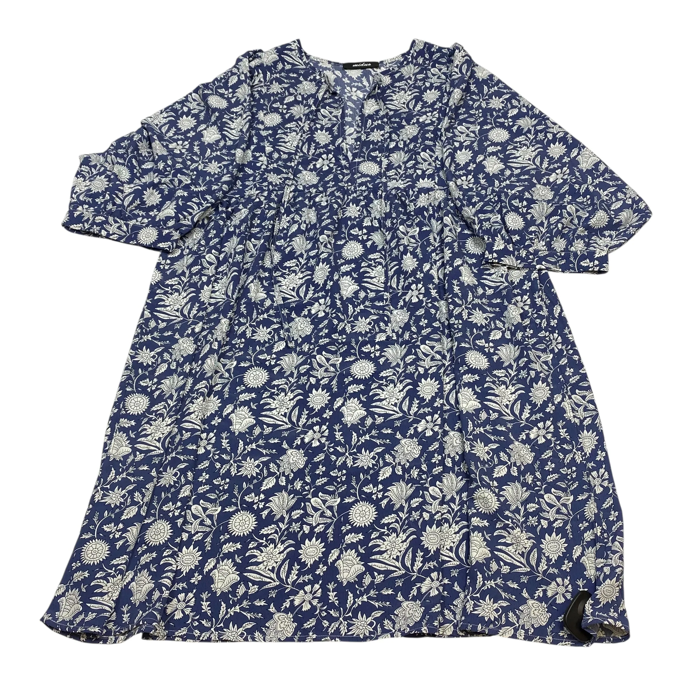 Dress Casual Short By Miduo In Blue, Size:L