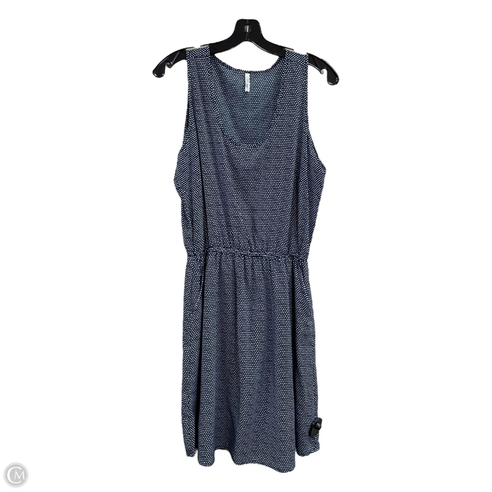 Dress Casual Short By Mk Knits In Polkadot Pattern, Size: L