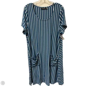 Dress Casual Short By Nina Leonard In Striped Pattern, Size: 1x