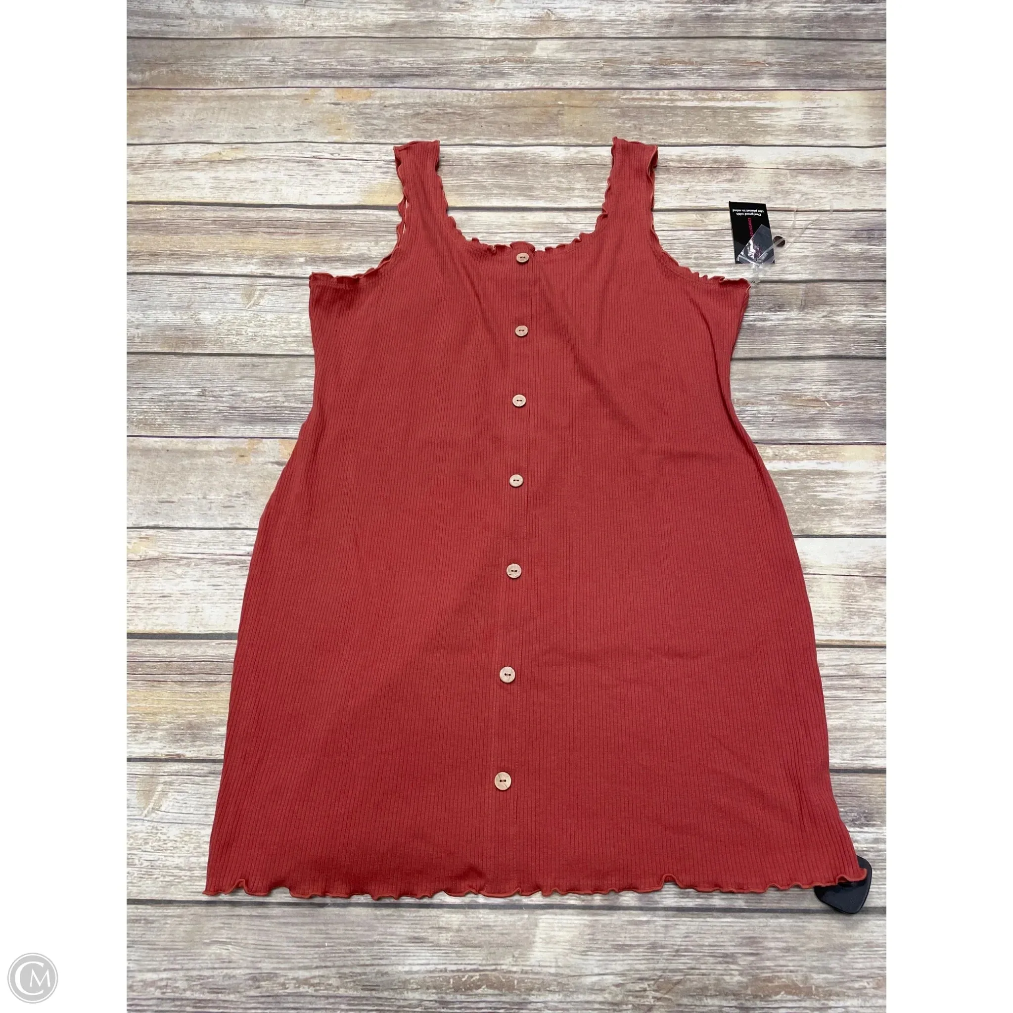Dress Casual Short By No Boundaries In Brown, Size: Xxl