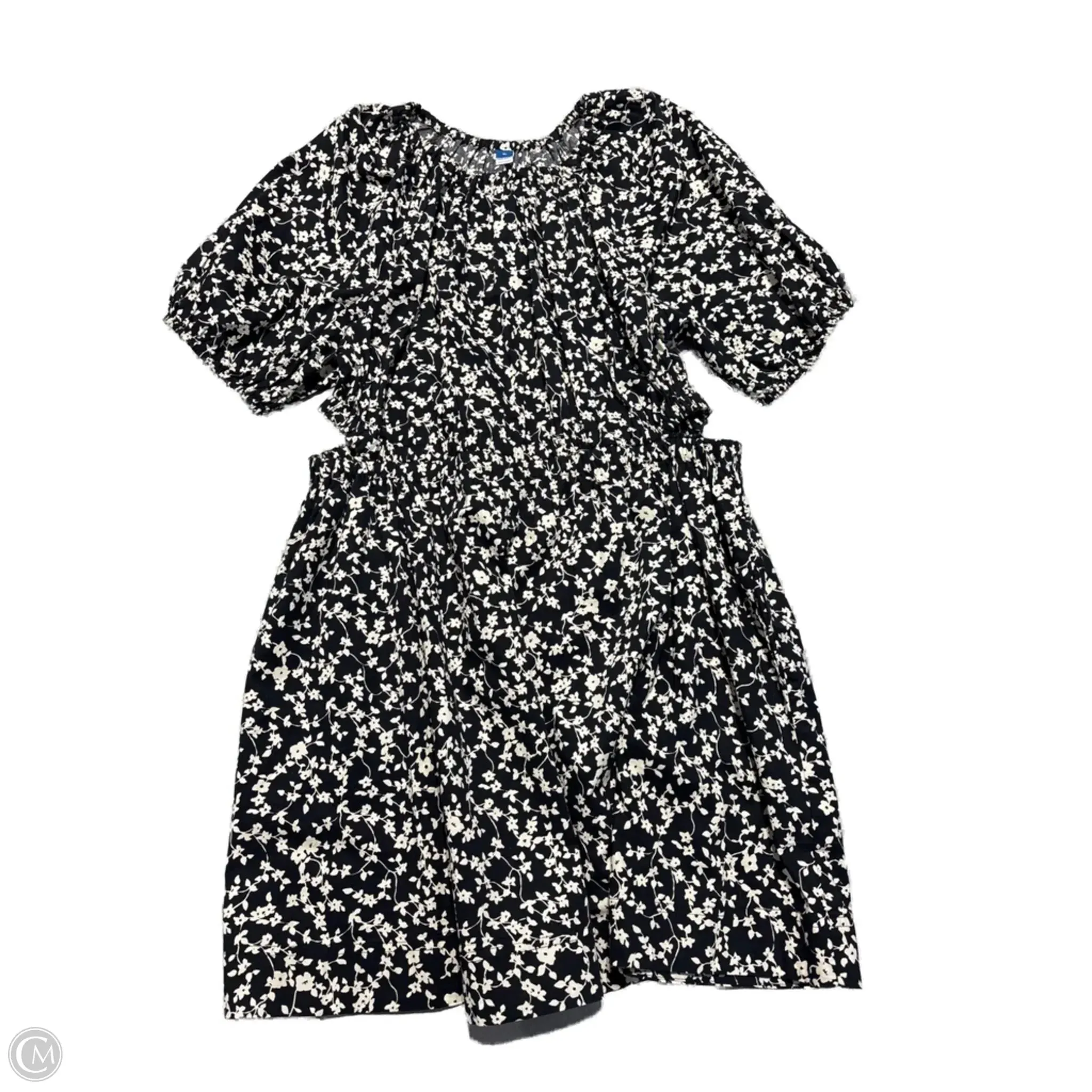 Dress Casual Short By Old Navy In Floral Print, Size: Xl