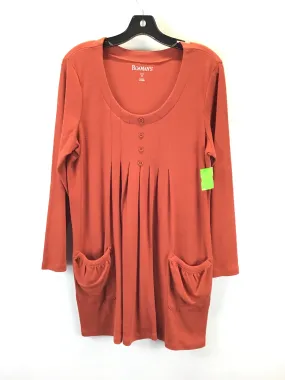 Dress Casual Short By Roamans In Brown, Size: M