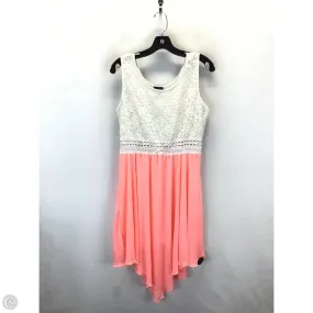 Dress Casual Short By Rue 21 In Peach, Size: Xl