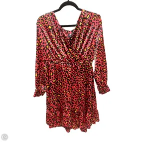 Dress Casual Short By Scoop In Animal Print, Size: L