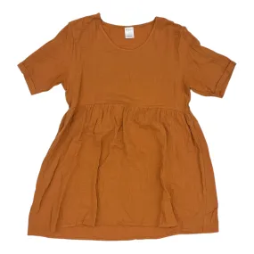 Dress Casual Short By Serra In Orange, Size:L