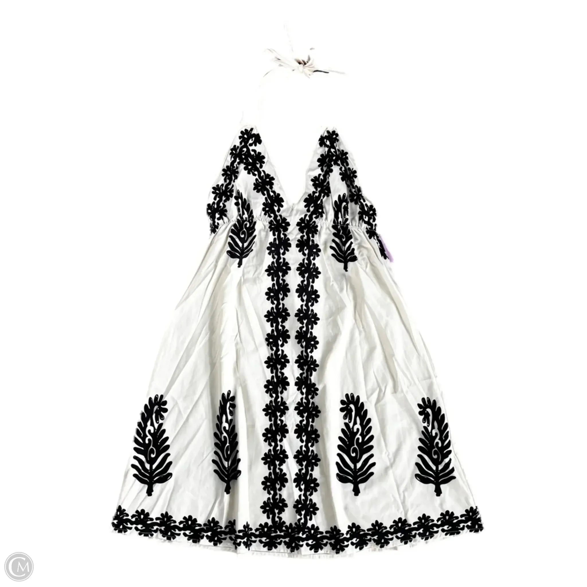 Dress Casual Short By Shein In Black & Cream, Size: M