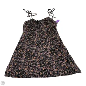 Dress Casual Short By Shein In Black & Purple, Size: L