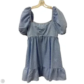 Dress Casual Short By Shein In Blue & White, Size: M