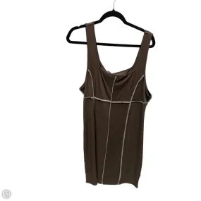 Dress Casual Short By Shein In Brown, Size: 4x