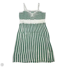 Dress Casual Short By Shein In Green & White, Size: 1x