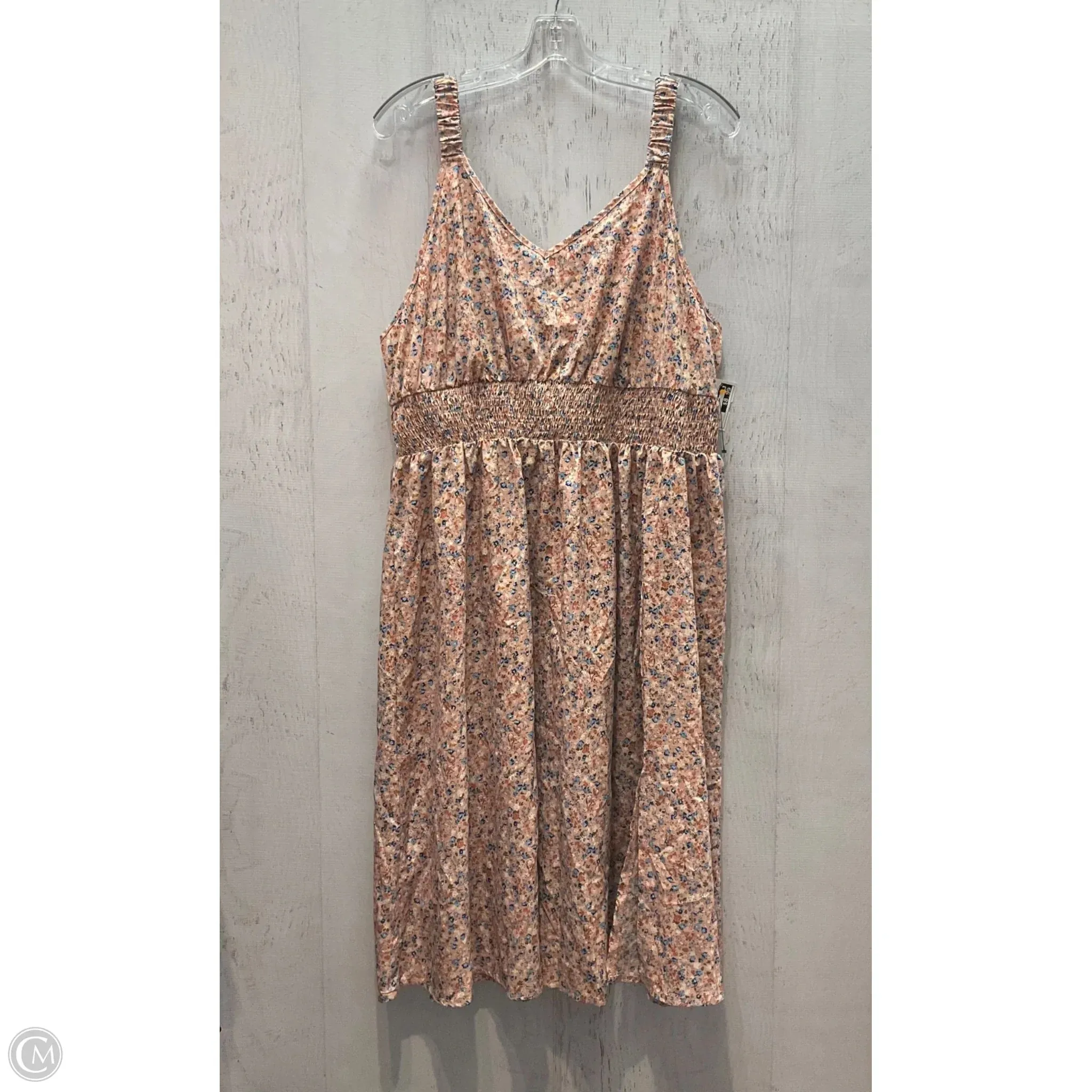 Dress Casual Short By Shein In Pink, Size: 3x
