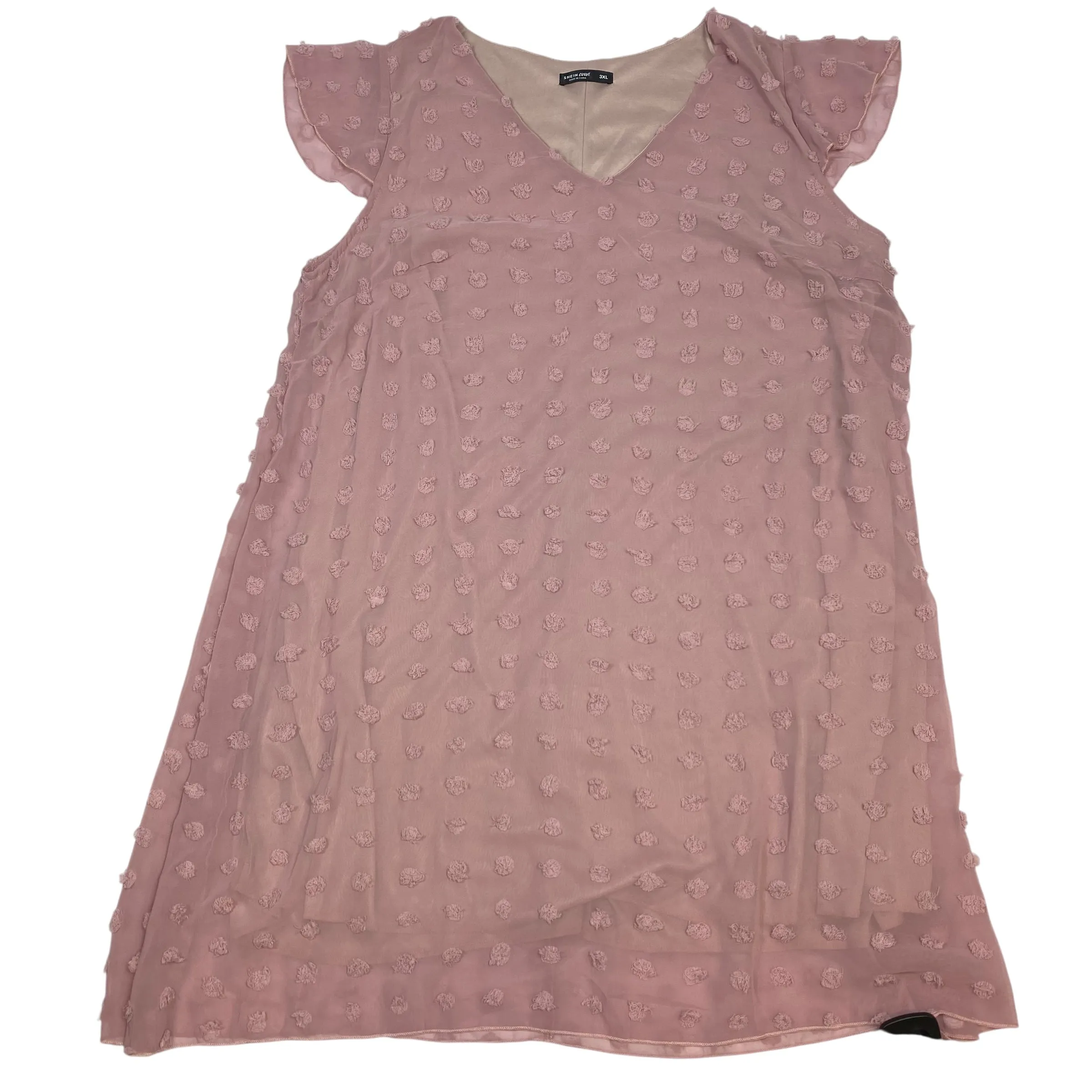 Dress Casual Short By Shein In Pink, Size:3