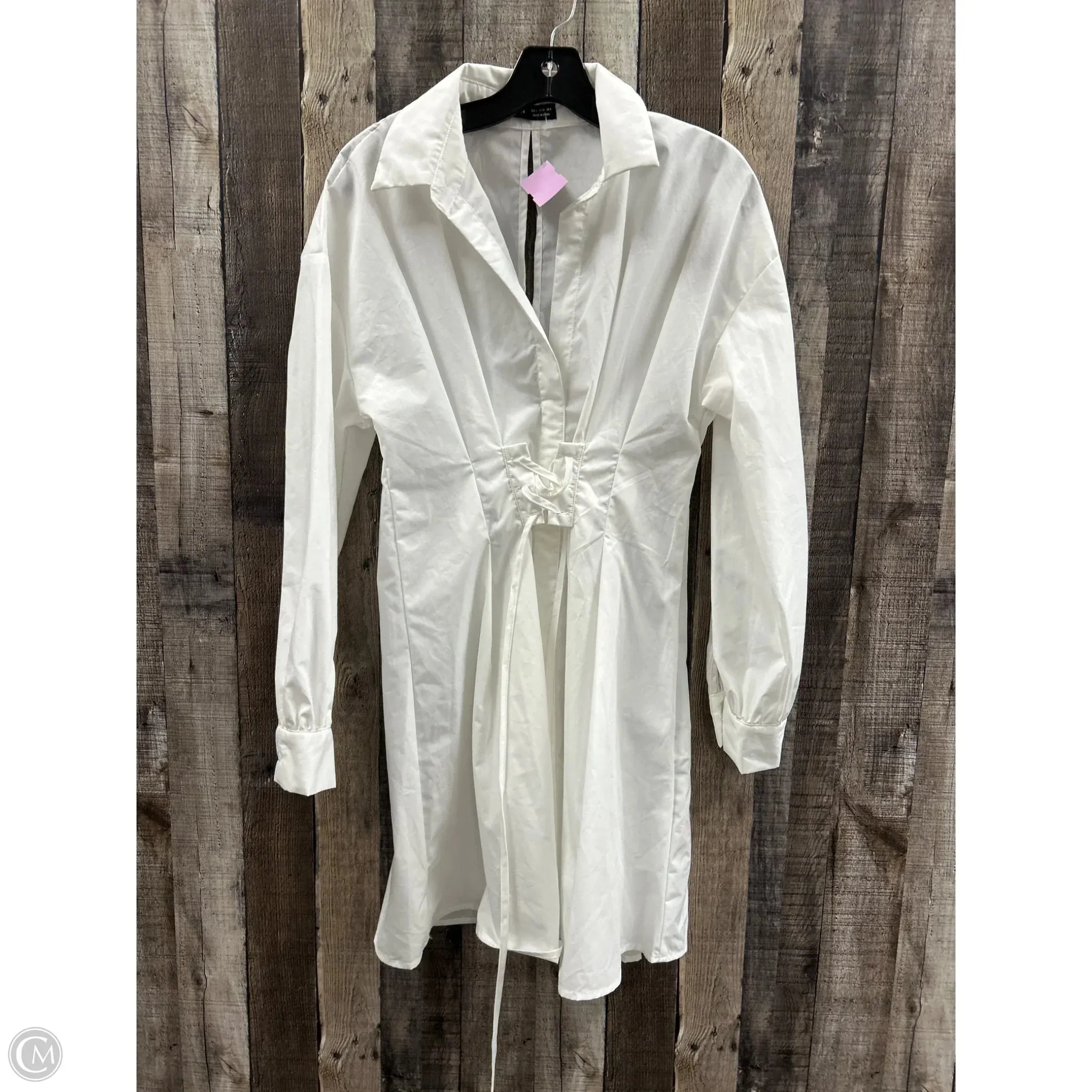 Dress Casual Short By Shein In White, Size: S