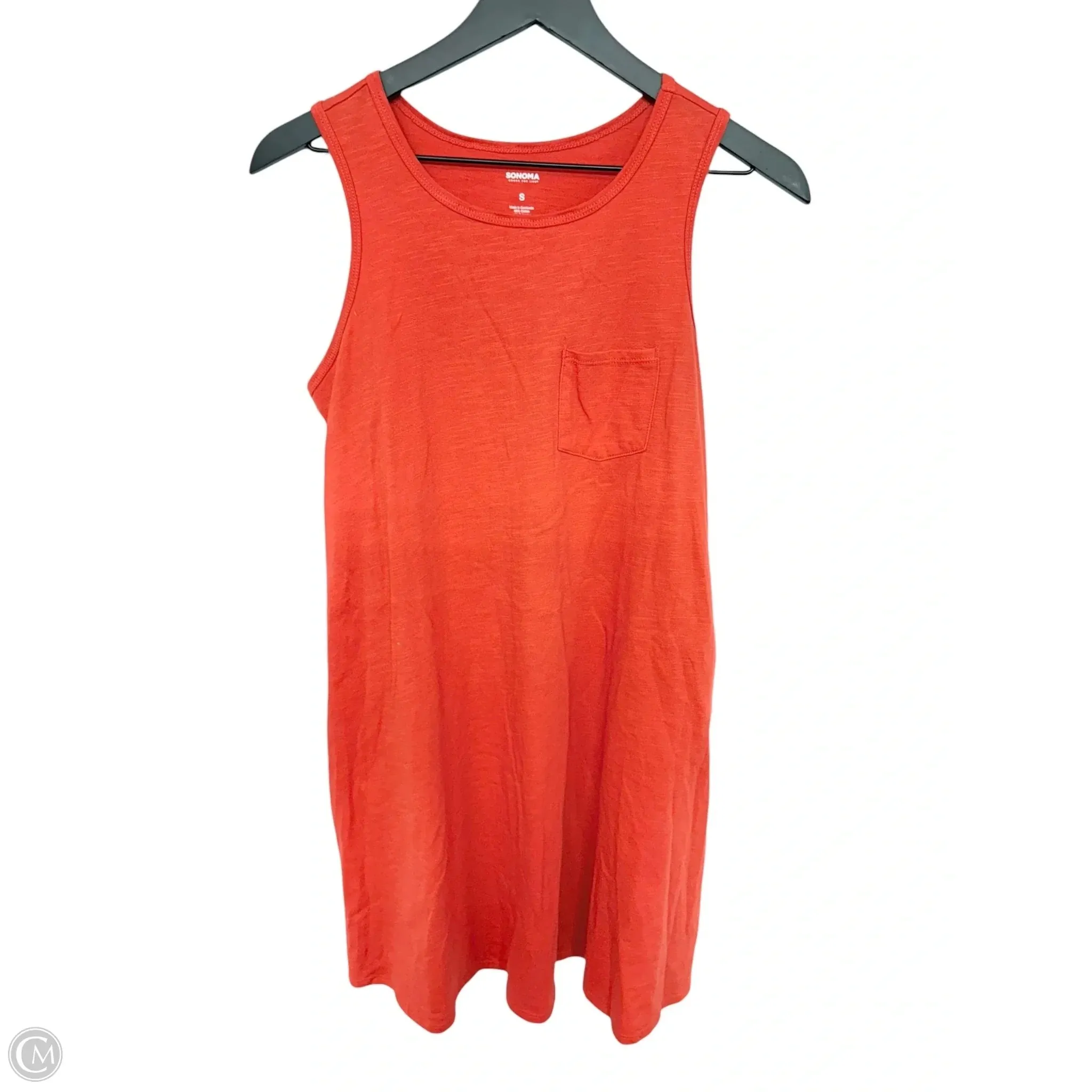 Dress Casual Short By Sonoma In Orange, Size: S
