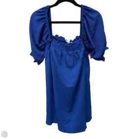 Dress Casual Short By Sugar Lips In Blue, Size: M
