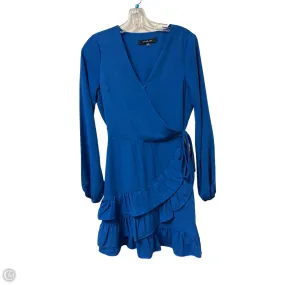 Dress Casual Short By Sugar Lips In Blue, Size: Xs