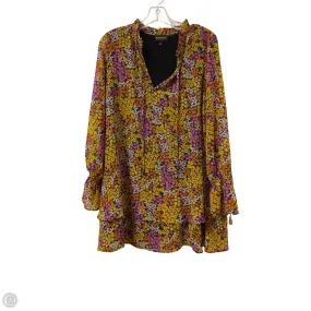 Dress Casual Short By Sugar Lips In Floral Print, Size: S