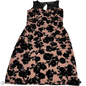 Dress Casual Short By Sweet Storm In Black & Pink, Size: M