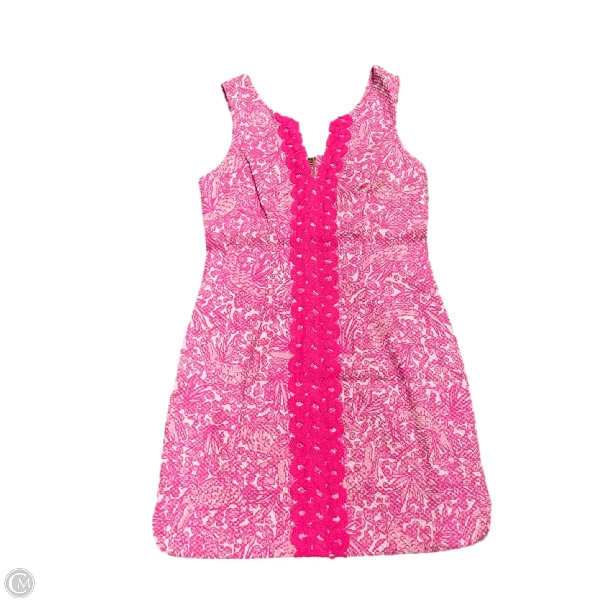 Dress Casual Short By Target-designer In Pink & White, Size: M