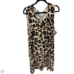 Dress Casual Short By Terra & Sky In Animal Print, Size: 4x