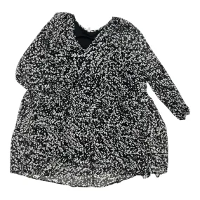 Dress Casual Short By Time And Tru In Black & White, Size:Xxl