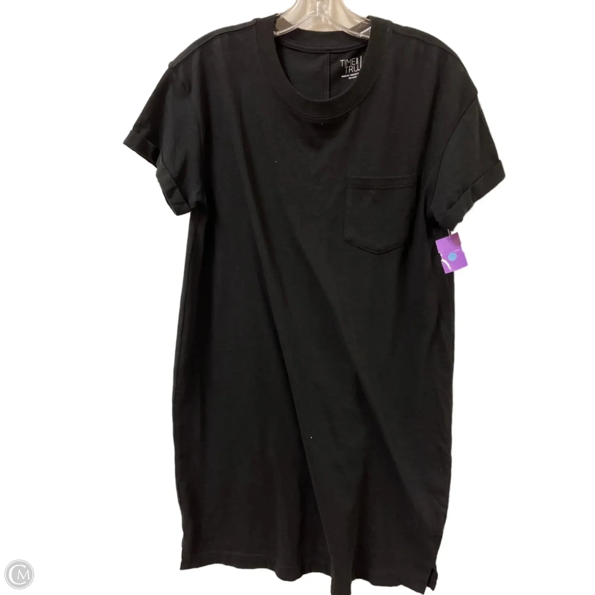 Dress Casual Short By Time And Tru In Black, Size: S