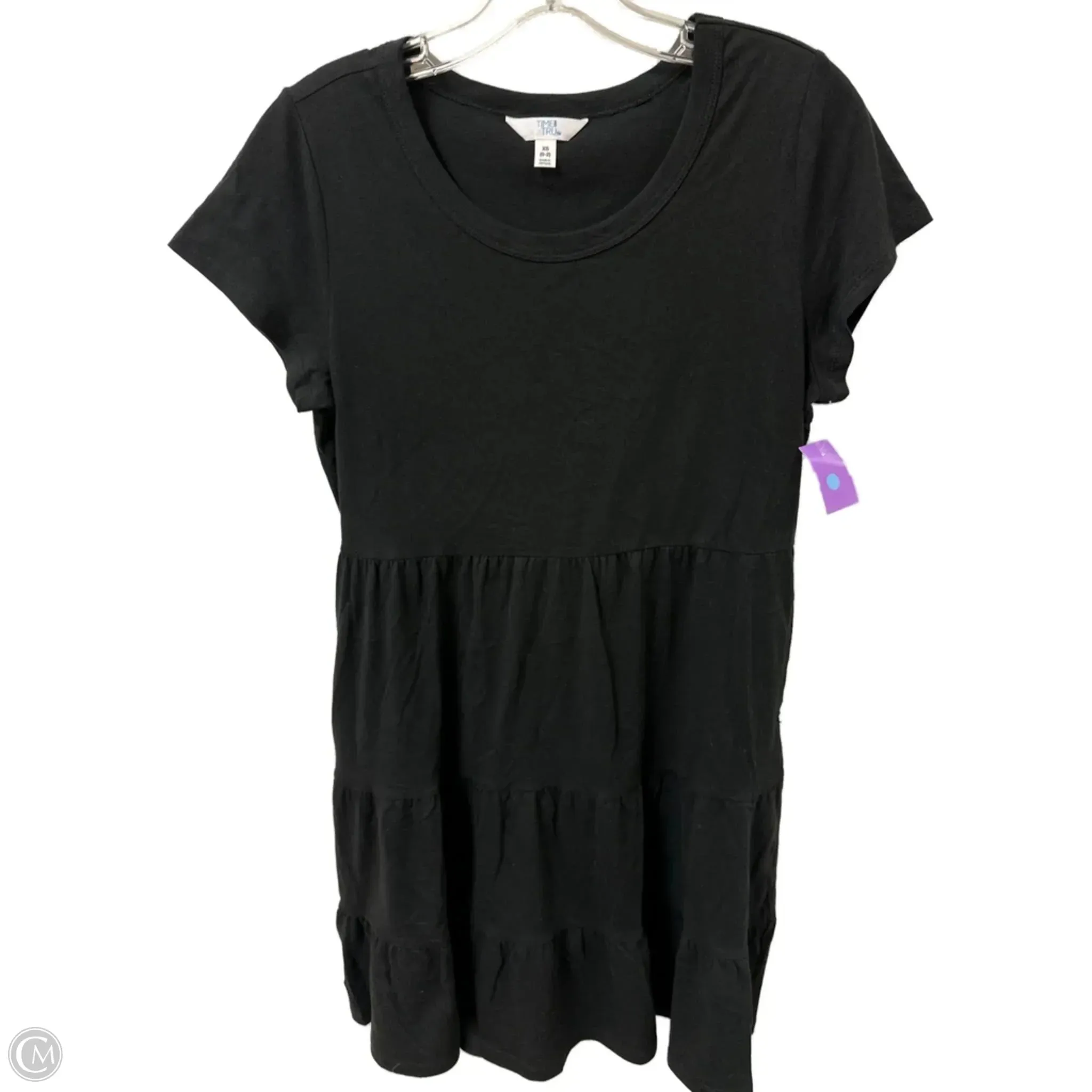 Dress Casual Short By Time And Tru In Black, Size: Xs