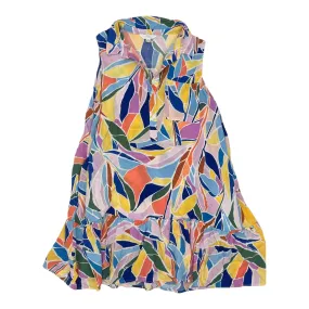 Dress Casual Short By Time And Tru In Blue & Yellow, Size:Xl