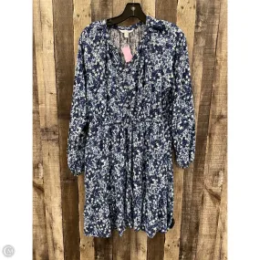 Dress Casual Short By Time And Tru In Blue, Size: M
