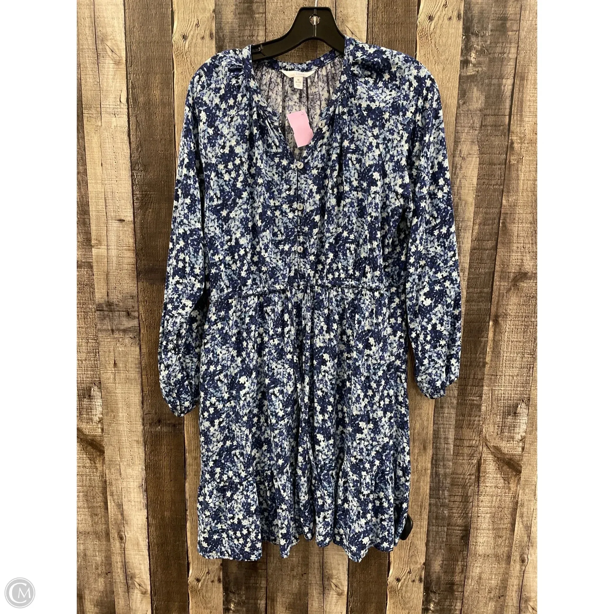 Dress Casual Short By Time And Tru In Blue, Size: M