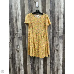 Dress Casual Short By Time And Tru In Floral Print, Size: Xs
