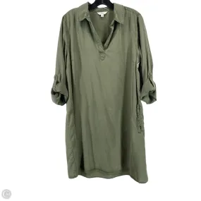 Dress Casual Short By Time And Tru In Green, Size: L