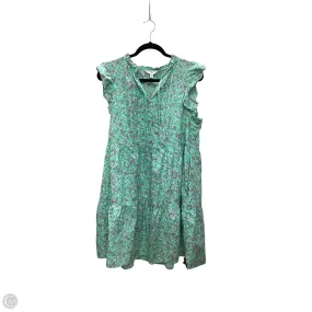 Dress Casual Short By Time And Tru In Green, Size: L
