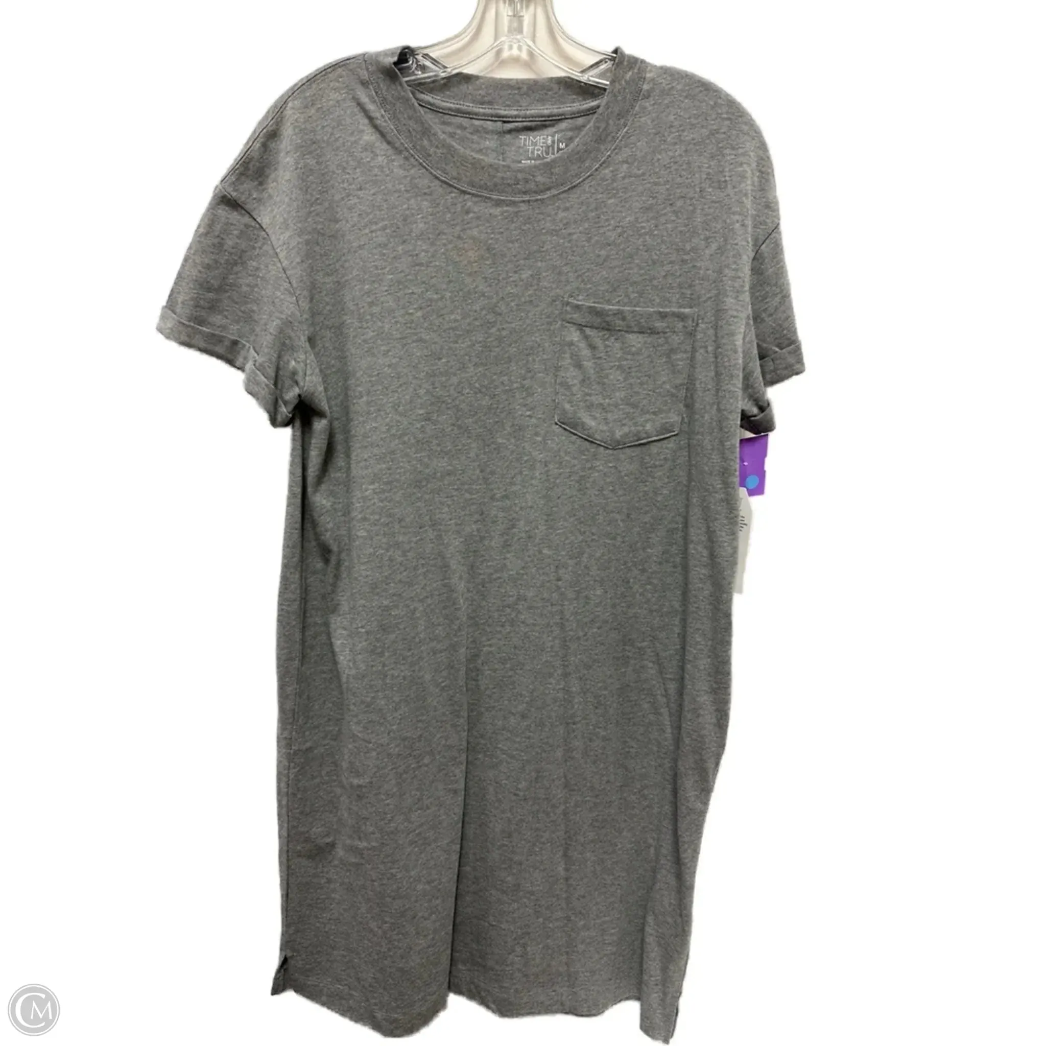 Dress Casual Short By Time And Tru In Grey, Size: M