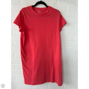 Dress Casual Short By Time And Tru In Orange, Size: M