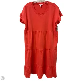 Dress Casual Short By Time And Tru In Orange, Size: S