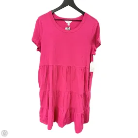 Dress Casual Short By Time And Tru In Pink, Size: L