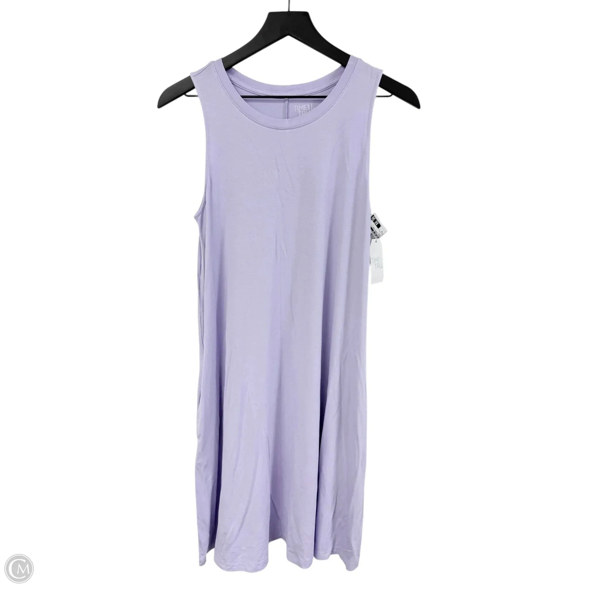 Dress Casual Short By Time And Tru In Purple, Size: M