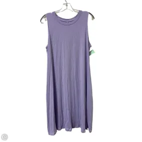 Dress Casual Short By Time And Tru In Purple, Size: Xl