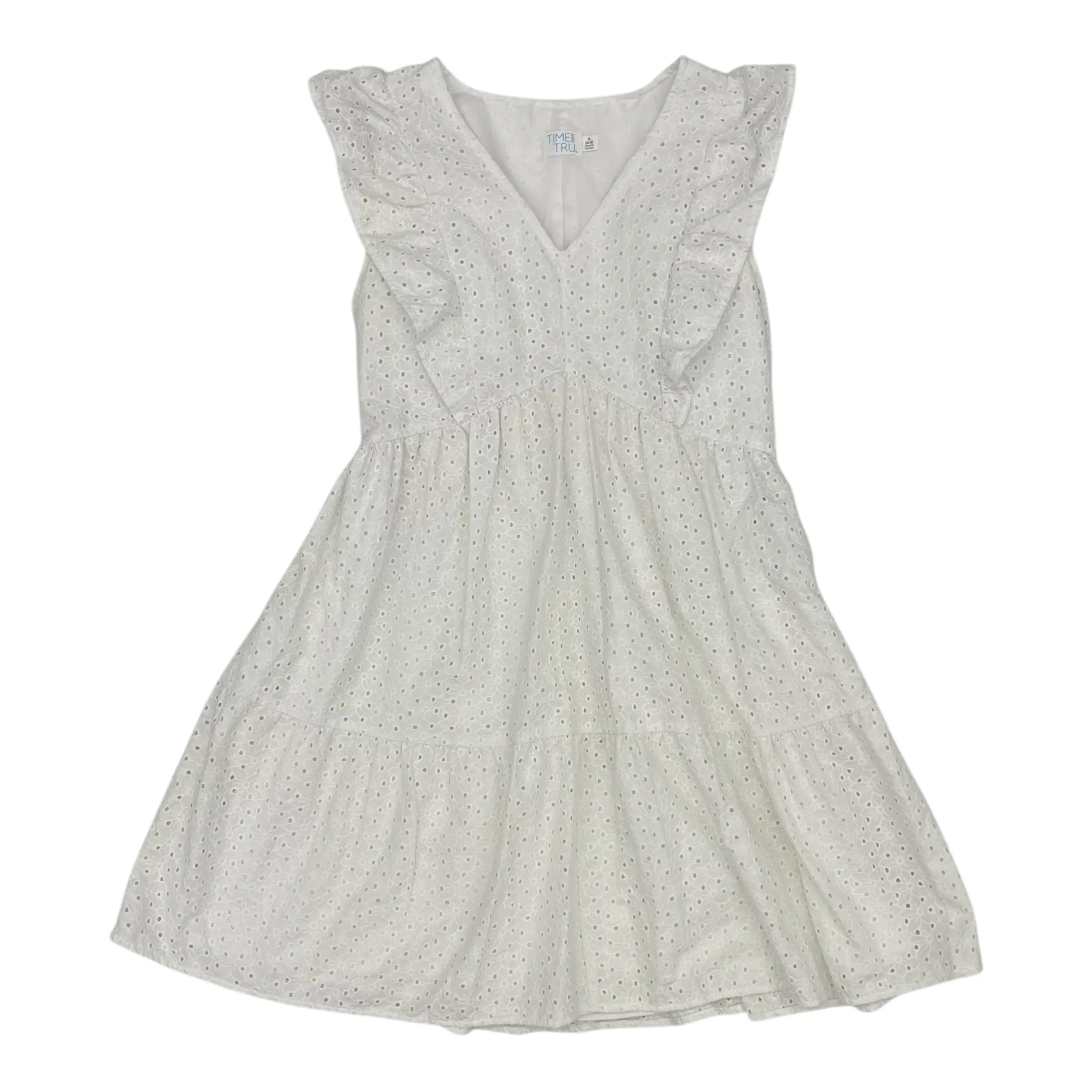 Dress Casual Short By Time And Tru In White, Size:S