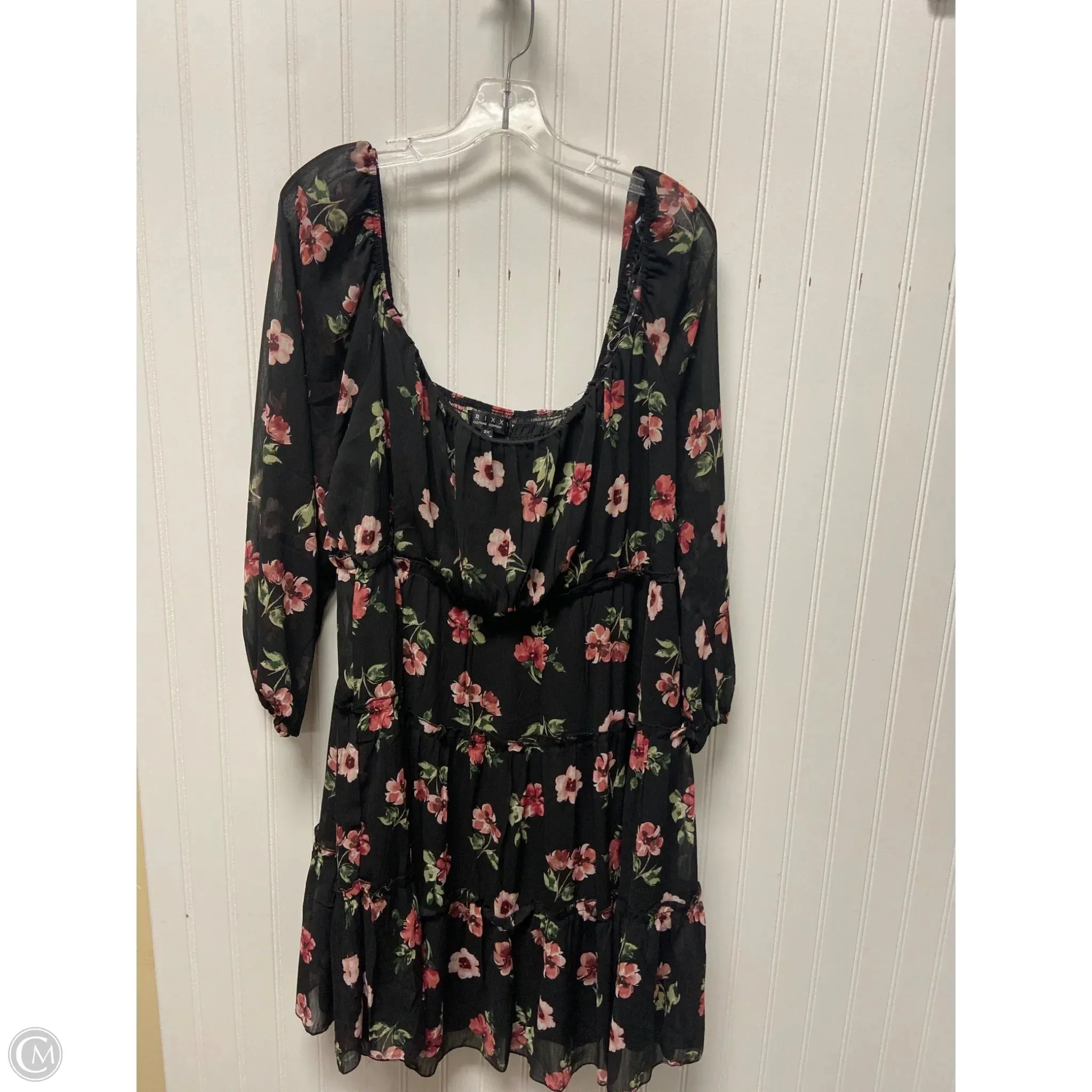 Dress Casual Short By Trixxi In Black, Size: 2x