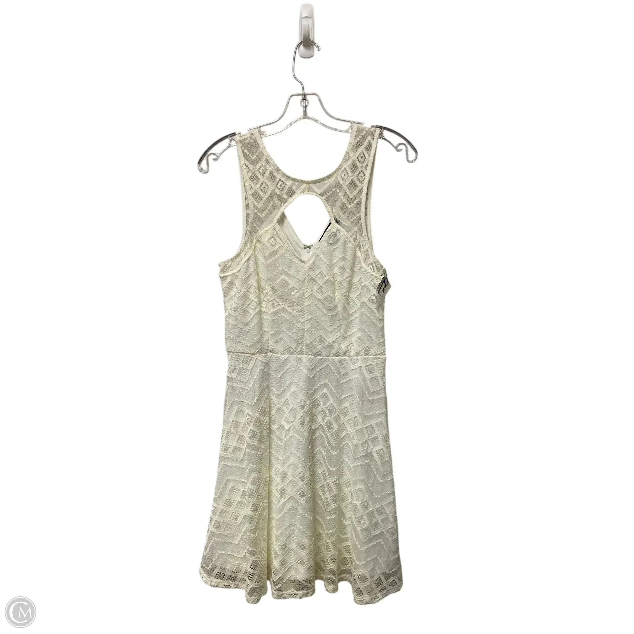 Dress Casual Short By Trixxi In Cream, Size: M