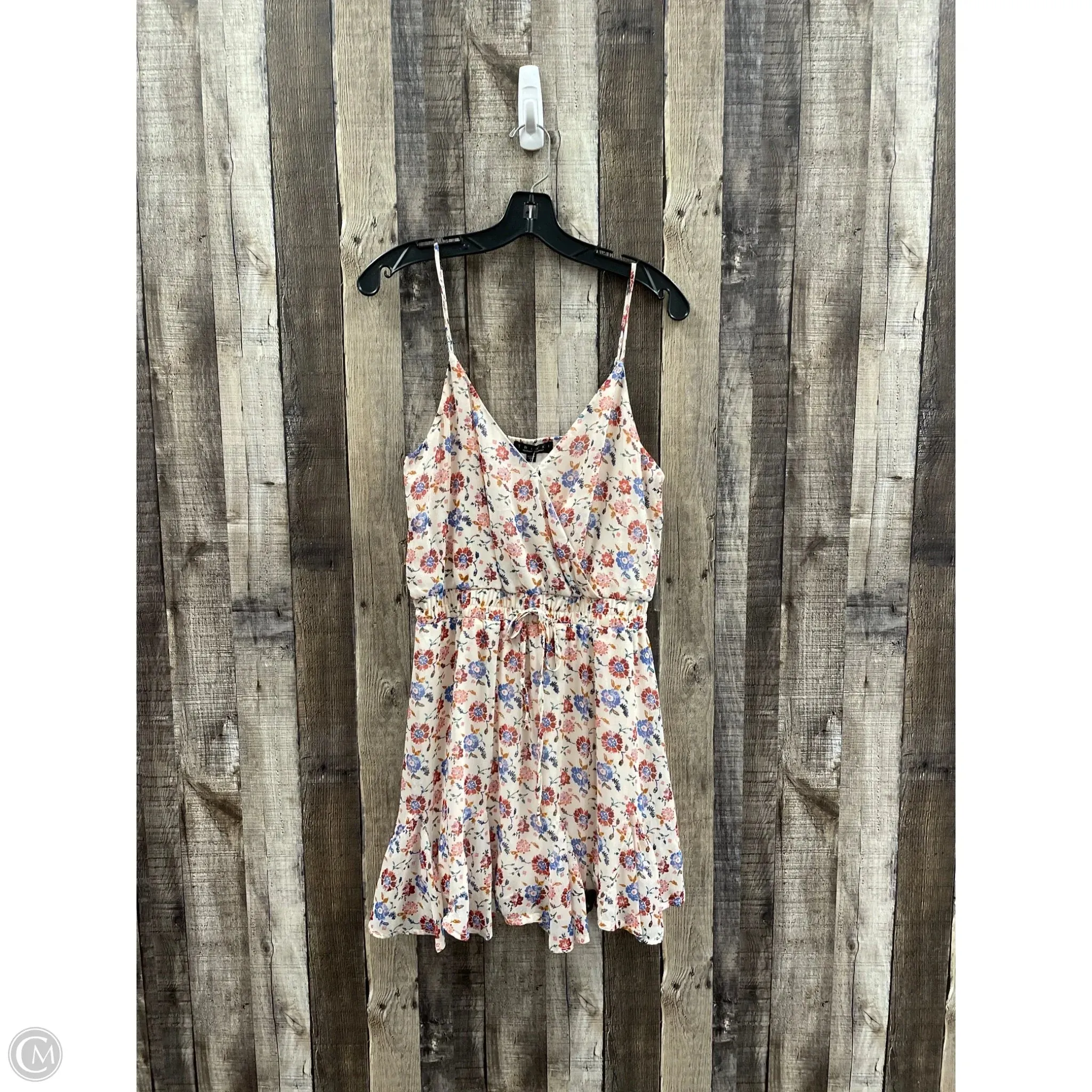 Dress Casual Short By Trixxi In Floral Print, Size: L