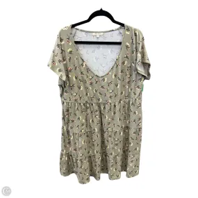 Dress Casual Short By Ultra Flirt In Floral Print, Size: 2x